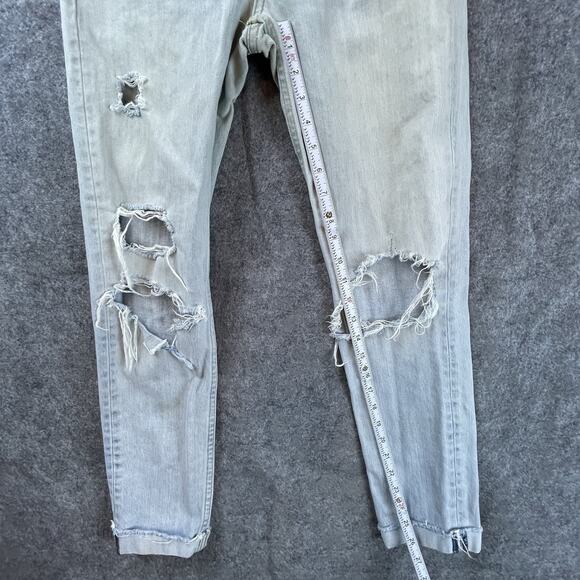 Rag & Bone Jeans Womens 24 Marilyn Union Pool Cropped Destroyed Vintage Wash - Picture 7 of 11